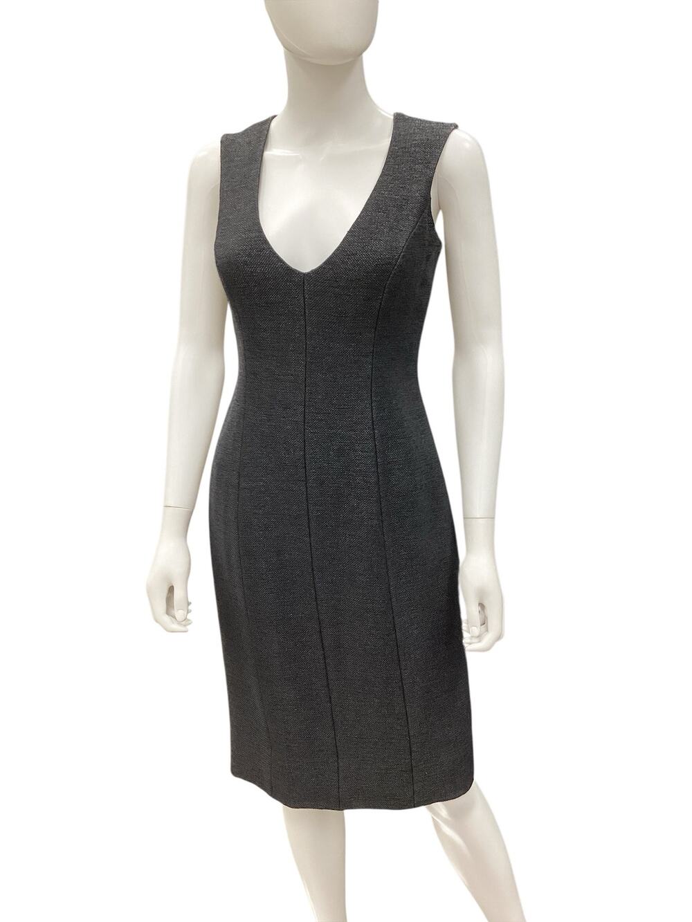 James Purcell Dress Women’s Size 2 100% Silk Sleeveless Back Zipper Lined Black